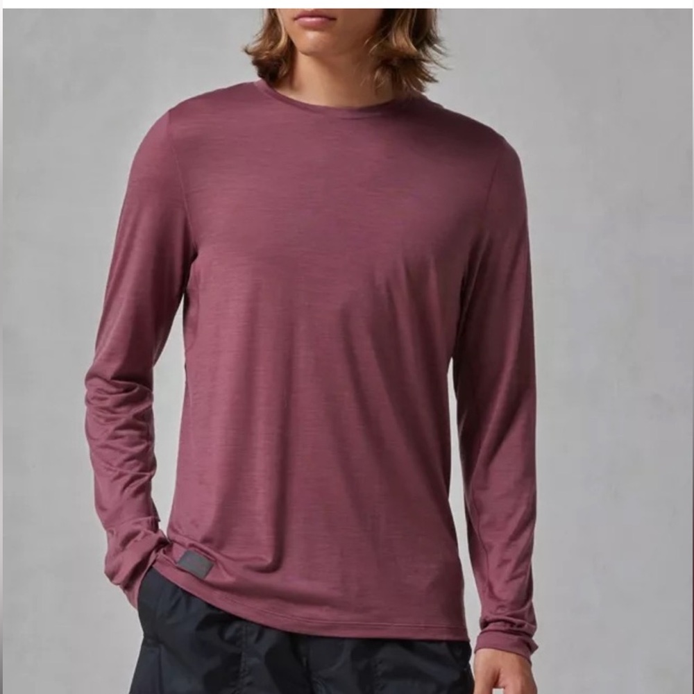 Janji Long Sleeve Tee - Maroon